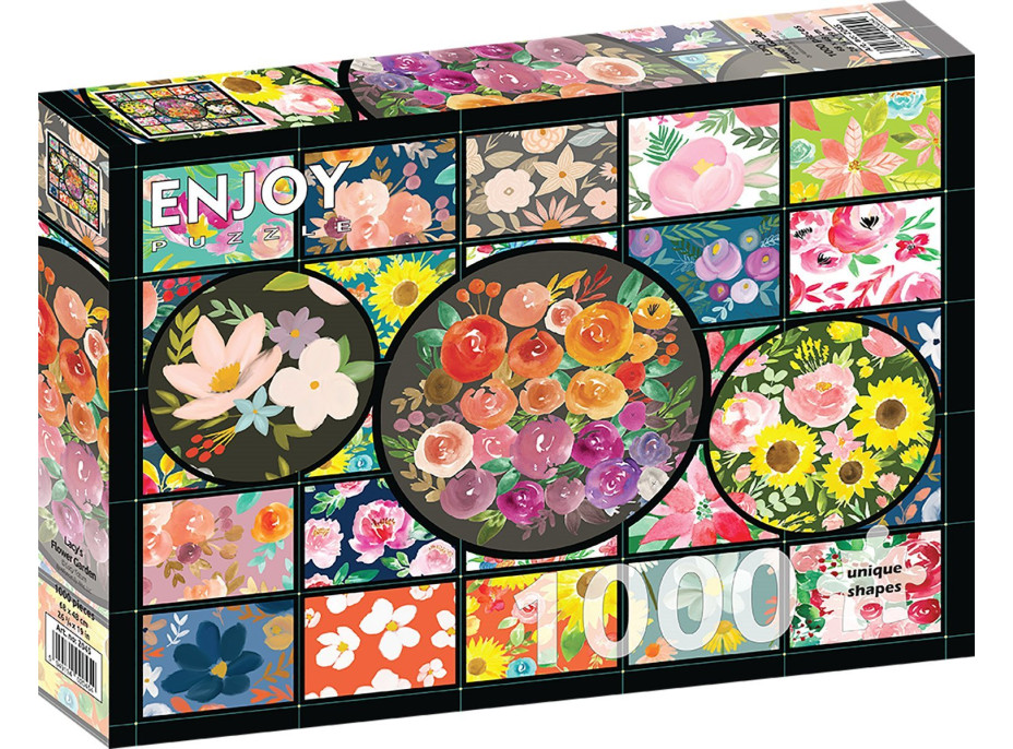 ENJOY Puzzle Kvetinová záhrada 1000 dielikov