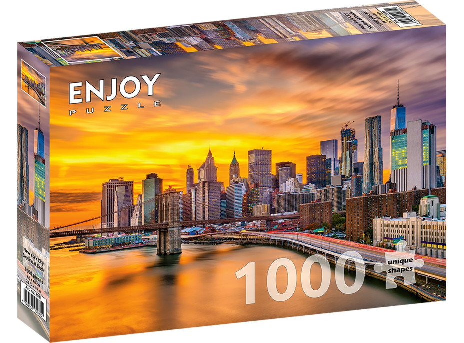 ENJOY Puzzle New York za súmraku, USA 1000 dielikov