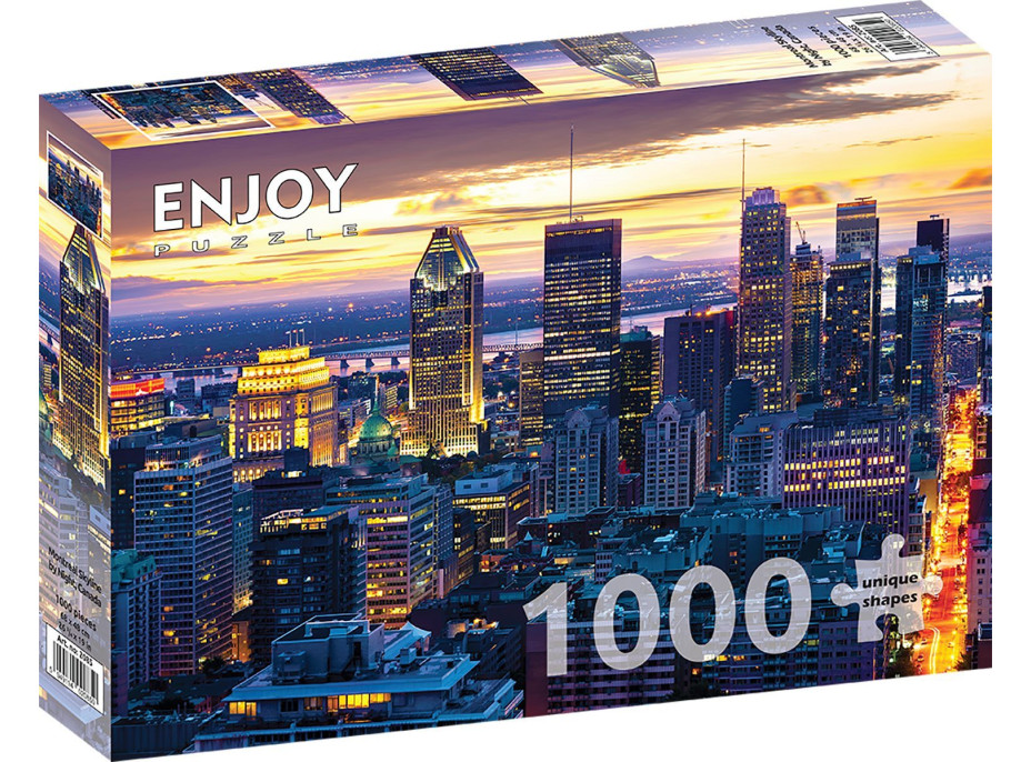ENJOY Puzzle Nočná Montreal, Kanada 1000 dielikov