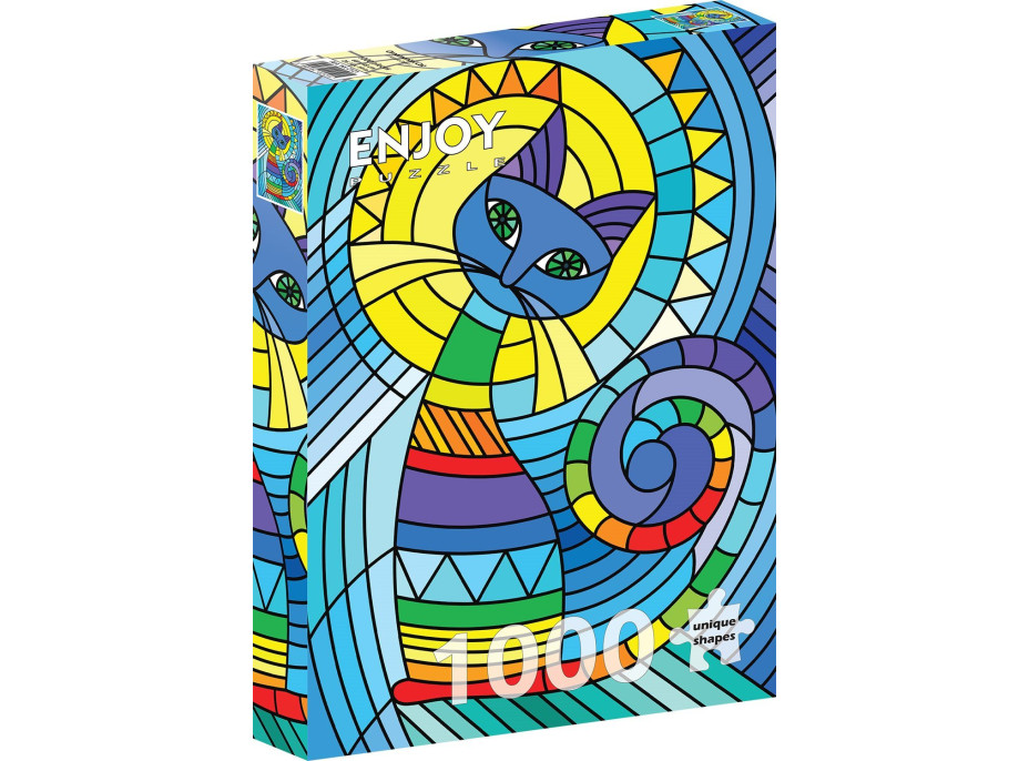 ENJOY Puzzle Ornamentálna mačka 1000 dielikov