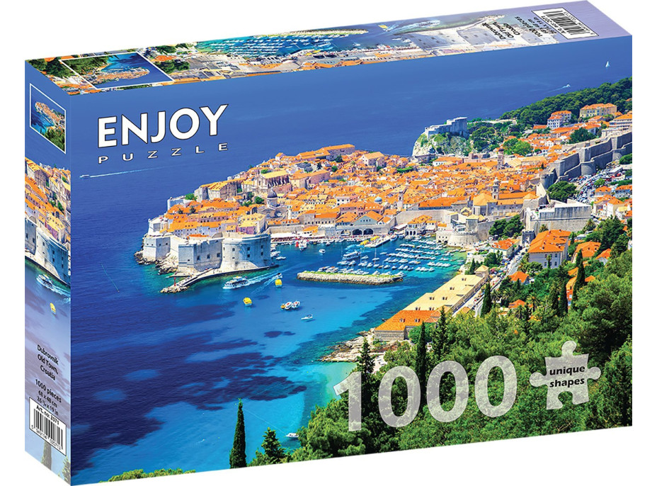 ENJOY Puzzle Staré mesto Dubrovník, Chorvátsko 1000 dielikov