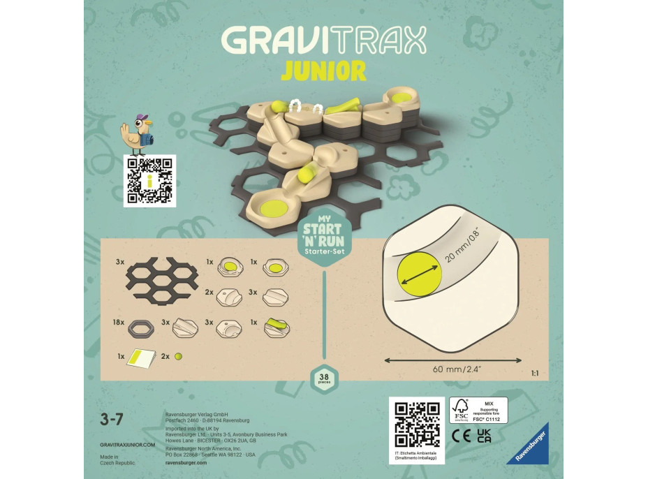 RAVENSBURGER GraviTrax Junior Štartovacia sada Štart