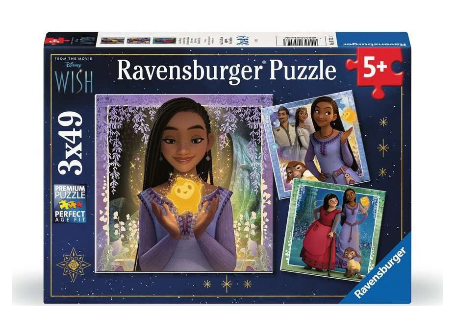 RAVENSBURGER Puzzle Prianie 3x49 dielikov