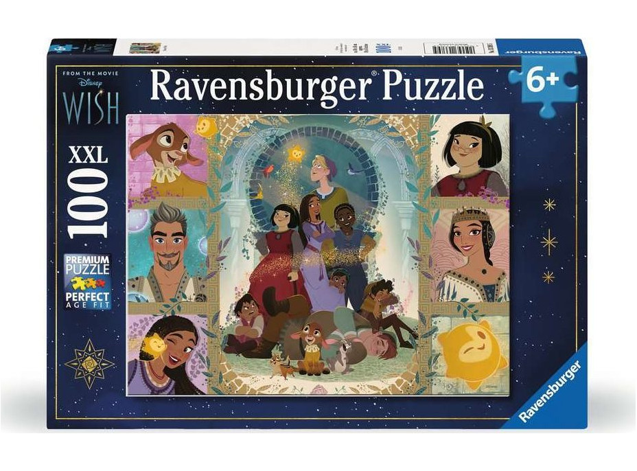 RAVENSBURGER Puzzle Prianie XXL 100 dielikov