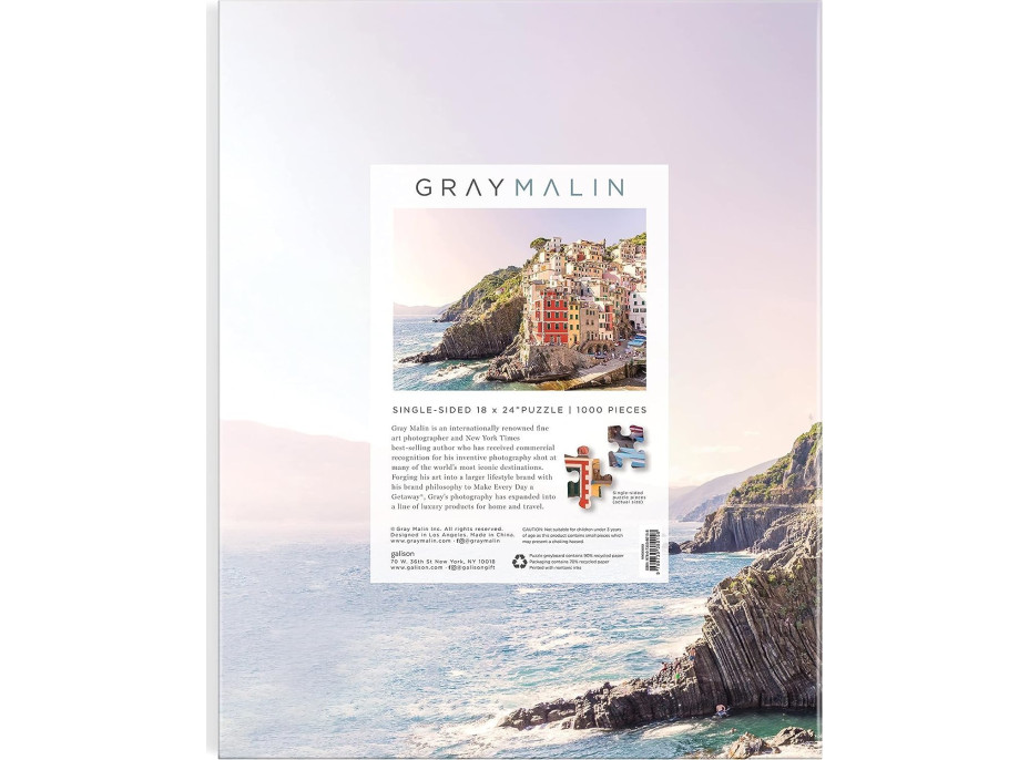 GALISON Puzzle Gray Malin: Cinque Terre 1000 dielikov