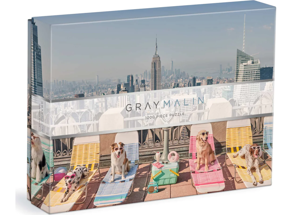 GALISON Puzzle Gray Malin: Psy New Yorku 1000 dielikov