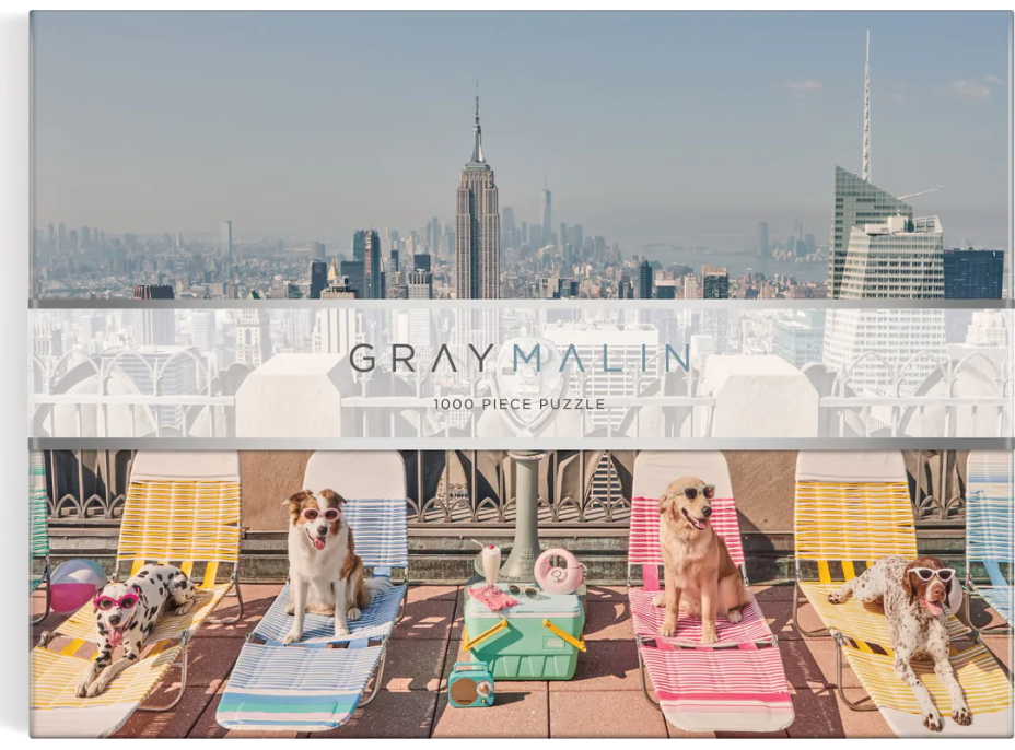 GALISON Puzzle Gray Malin: Psy New Yorku 1000 dielikov