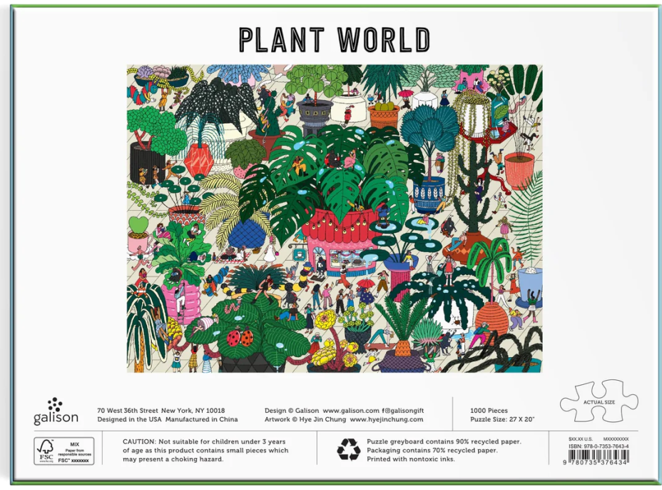 GALISON Puzzle Svet rastlín 1000 dielikov