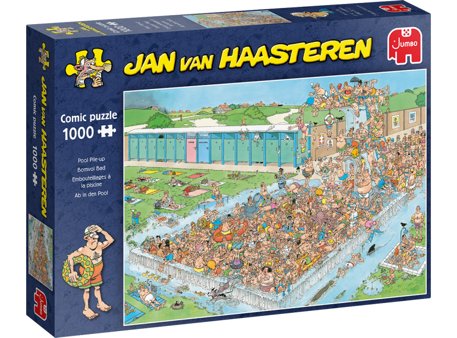 JUMBO Puzzle JvH Hromada v bazéne 1000 dielikov