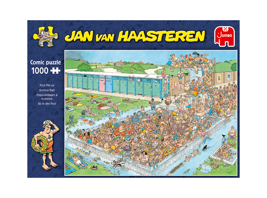 JUMBO Puzzle JvH Hromada v bazéne 1000 dielikov