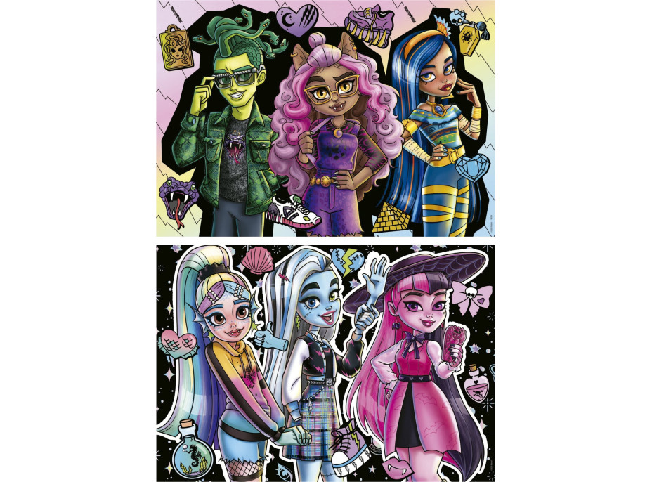 EDUCA Puzzle Monster High 2x100 dielikov