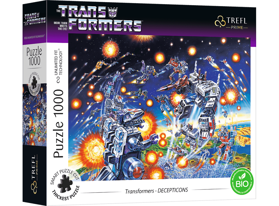 TREFL Puzzle UFT Transformers: Deceptikoni 1000 dielikov