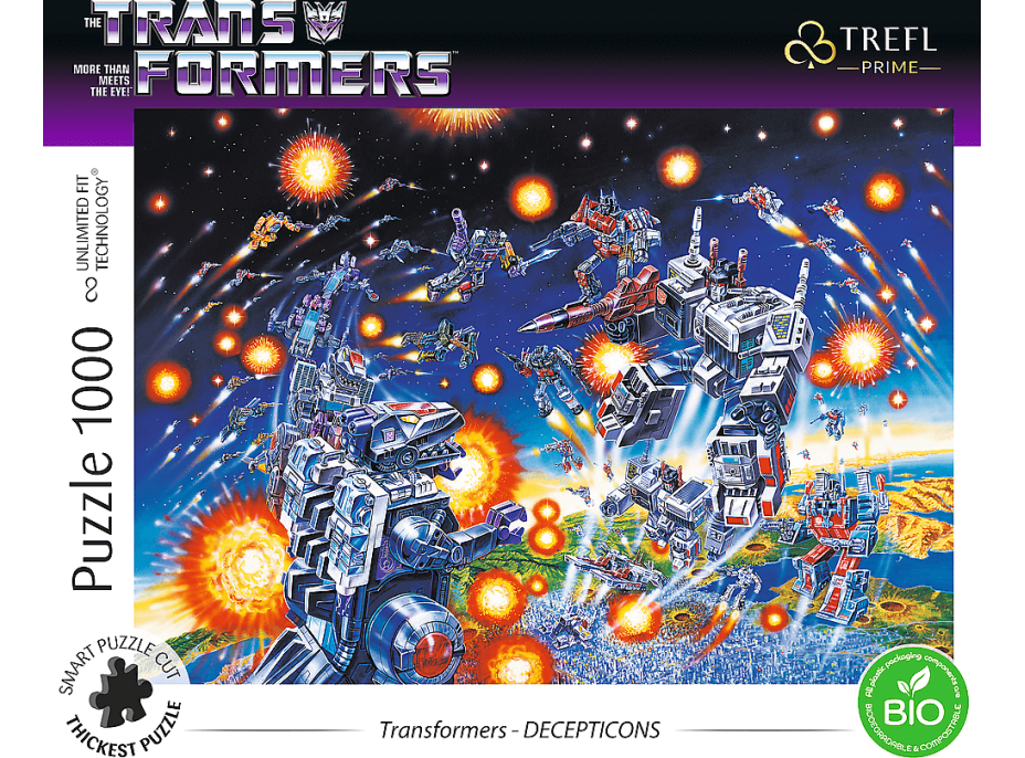 TREFL Puzzle UFT Transformers: Deceptikoni 1000 dielikov