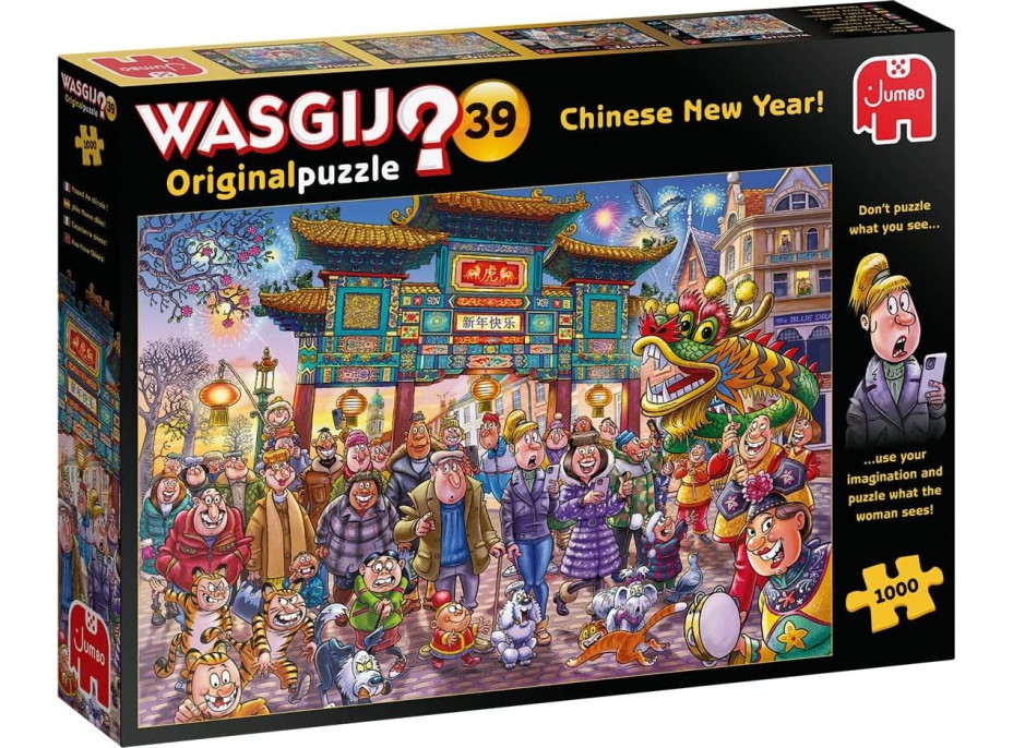 JUMBO Puzzle WASGIJ 39: Čínsky Nový rok! 1000 dielikov