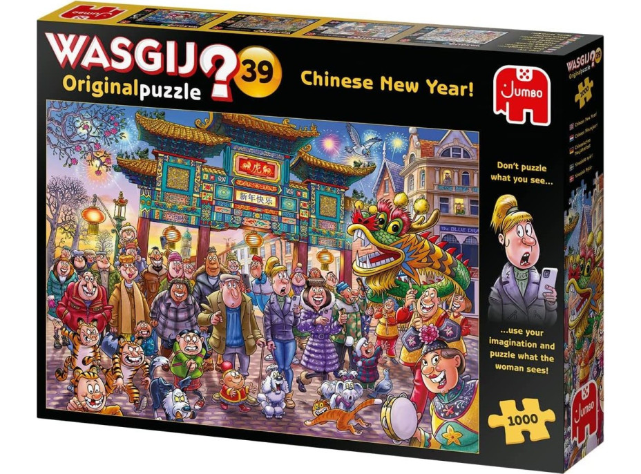 JUMBO Puzzle WASGIJ 39: Čínsky Nový rok! 1000 dielikov