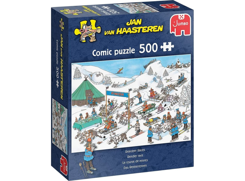 JUMBO Puzzle JvH Preteky sobiech záprahov 500 dielikov