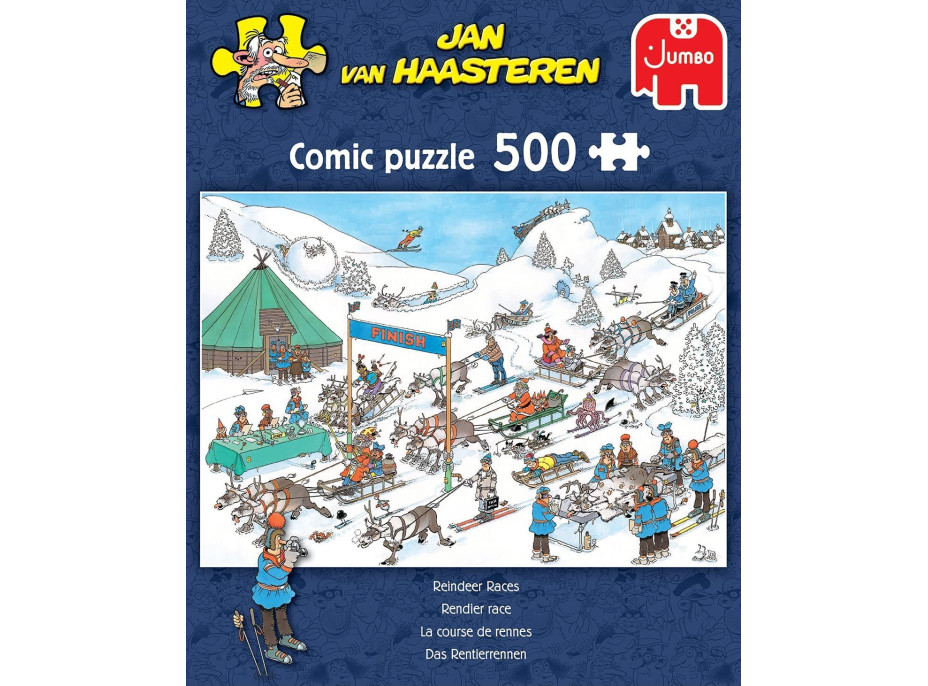 JUMBO Puzzle JvH Preteky sobiech záprahov 500 dielikov