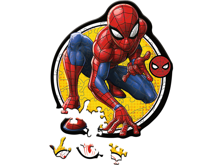 Trefl Wood Craft Junior puzzle Spiderman: Sila 50 dielikov