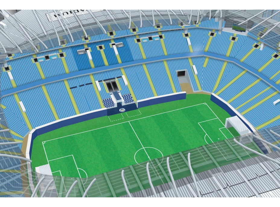 ŠTÁDIUM 3D REPLICA 3D puzzle Štadión Etihad - FC Manchester City 132 dielikov