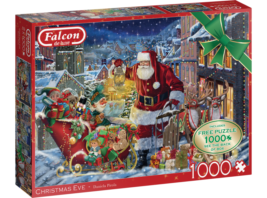 FALCON Puzzle Štedrý deň 2x1000 dielikov