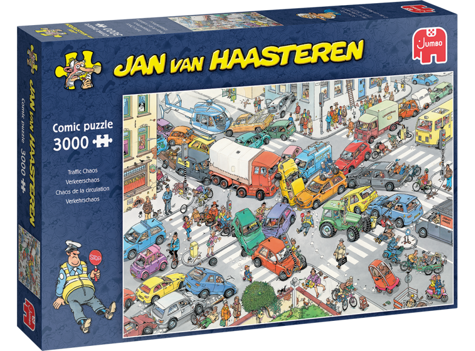 JUMBO Puzzle JvH Dopravný chaos 3000 dielikov