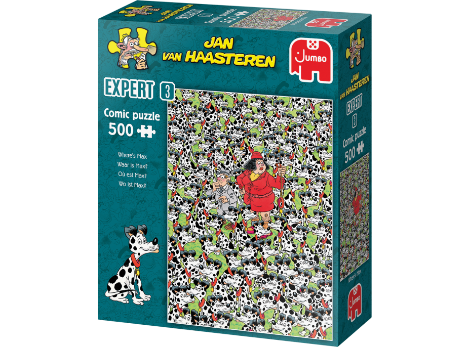 JUMBO Puzzle JvH Expert 3: Kde je Max 500 dielikov