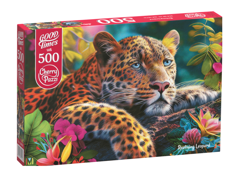 CHERRY PAZZI Puzzle Ležiaci leopard 500 dielikov