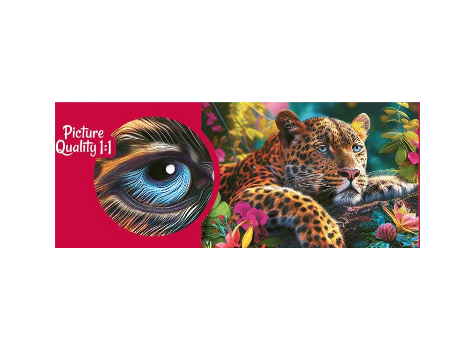 CHERRY PAZZI Puzzle Ležiaci leopard 500 dielikov