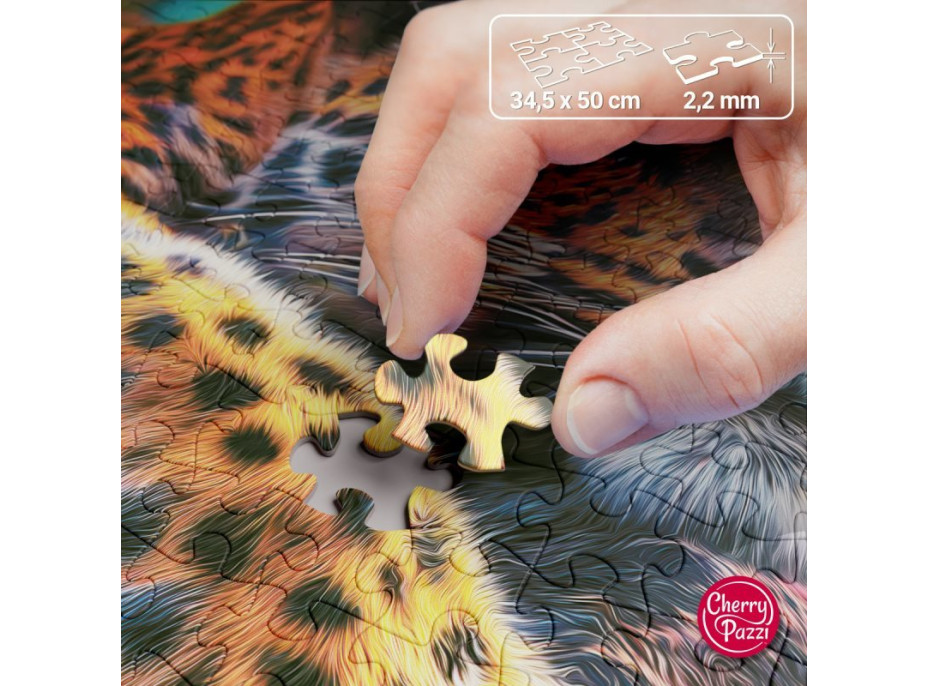 CHERRY PAZZI Puzzle Ležiaci leopard 500 dielikov