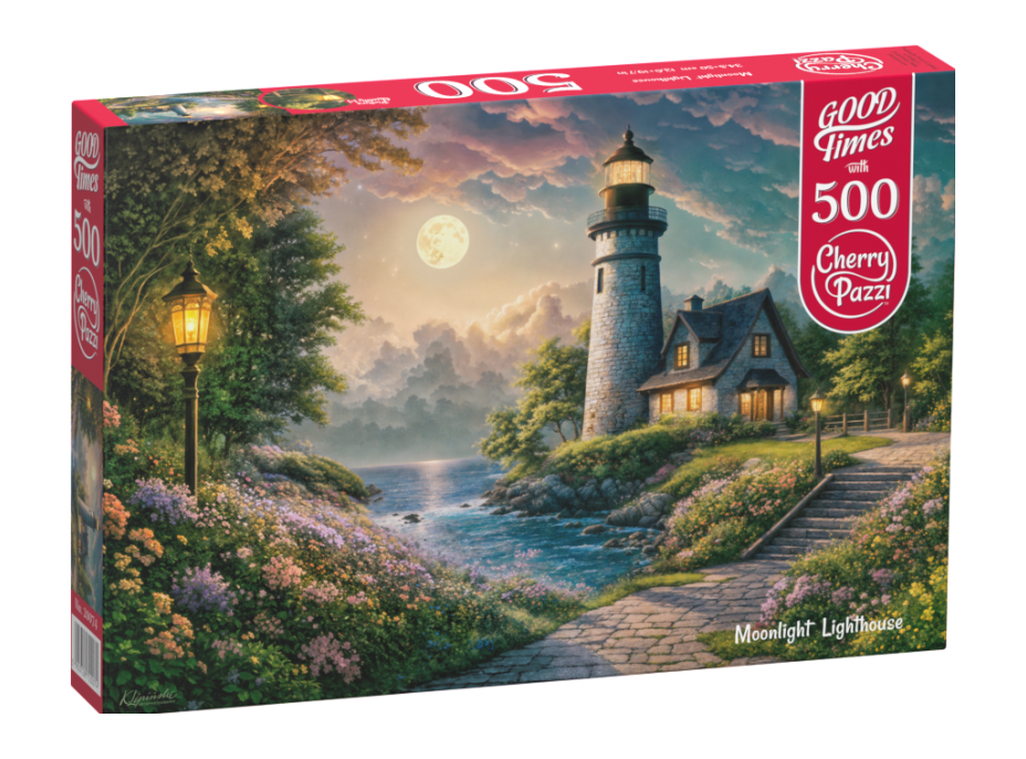 CHERRY PAZZI Puzzle Maják za svitu Mesiaca 500 dielikov