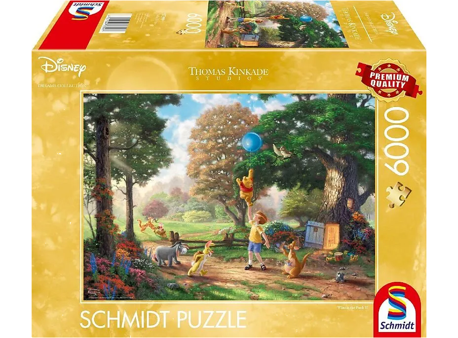 SCHMIDT Puzzle Medvedík Pú II 6000 dielikov