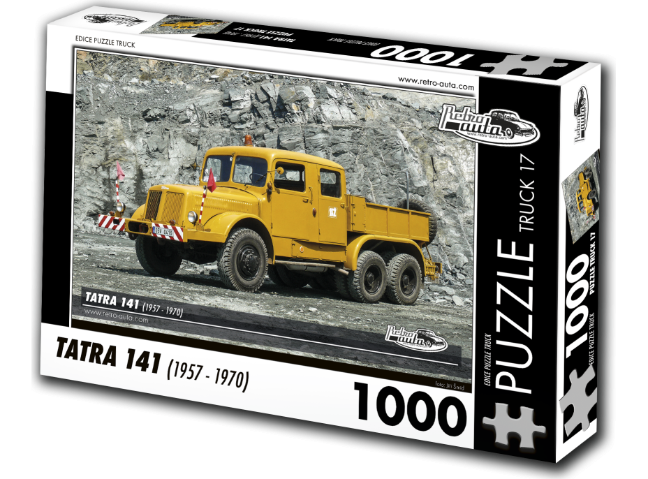 RETRO-AUTA Puzzle TRUCK č.17 Tatra 141 (1957-1970) 1000 dielikov