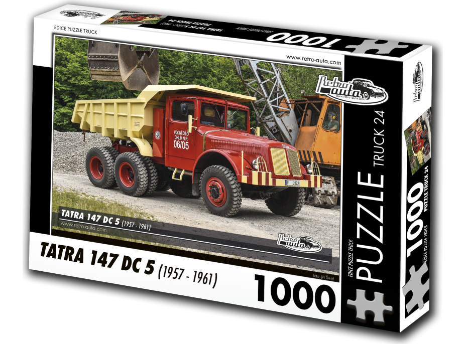 RETRO-AUTA Puzzle TRUCK č.24 Tatra 147 DC 5 (1957-1961) 1000 dielikov