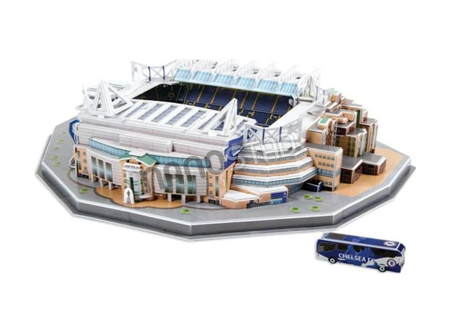 ŠTÁDIUM 3D REPLICA 3D puzzle Štadión Stamford Bridge - FC Chelsea 168 dielikov