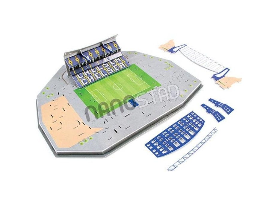 ŠTÁDIUM 3D REPLICA 3D puzzle Štadión Stamford Bridge - FC Chelsea 168 dielikov