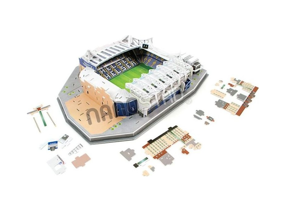 ŠTÁDIUM 3D REPLICA 3D puzzle Štadión Stamford Bridge - FC Chelsea 168 dielikov