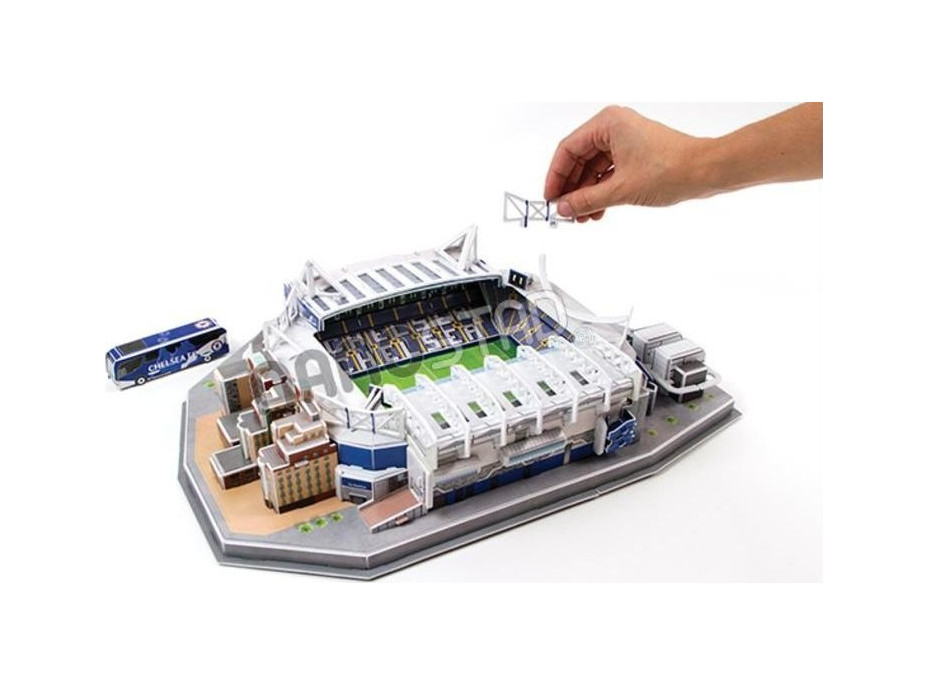 ŠTÁDIUM 3D REPLICA 3D puzzle Štadión Stamford Bridge - FC Chelsea 168 dielikov