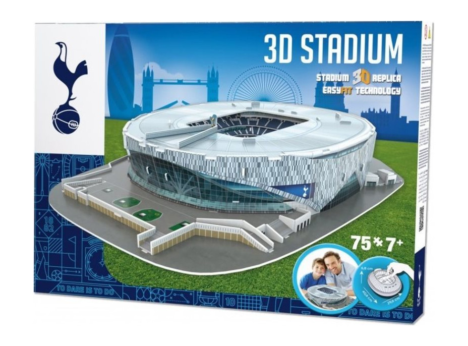 ŠTÁDIUM 3D REPLICA 3D puzzle Štadión Tottenham Hotspur - Tottenham Hotspur FC 75 dielikov