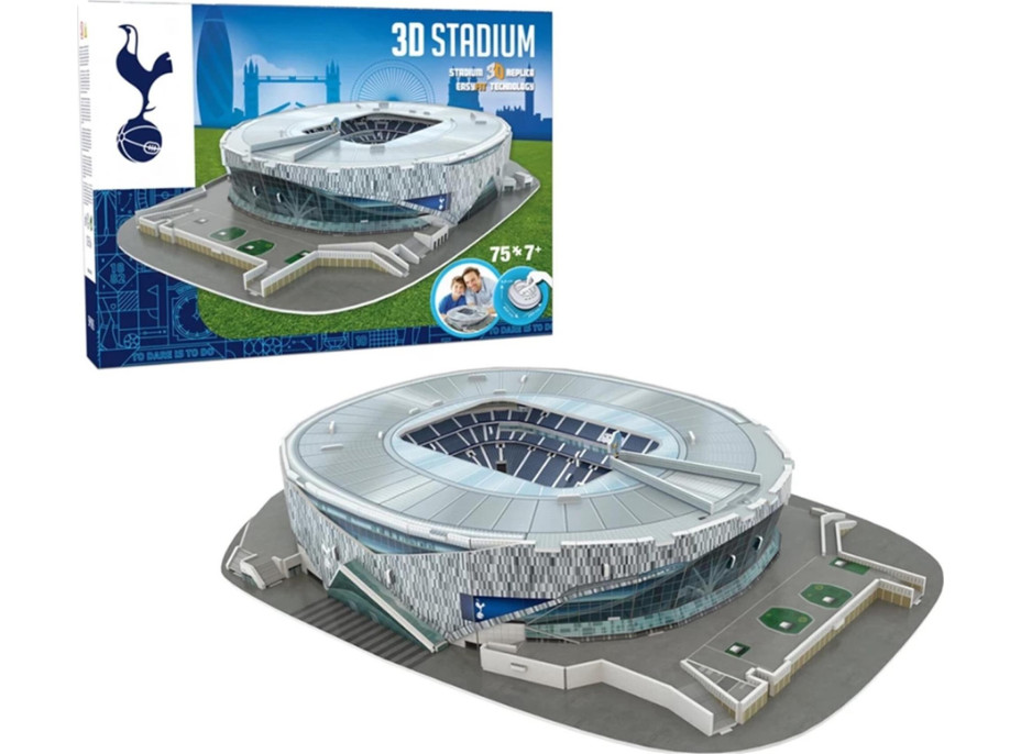 ŠTÁDIUM 3D REPLICA 3D puzzle Štadión Tottenham Hotspur - Tottenham Hotspur FC 75 dielikov