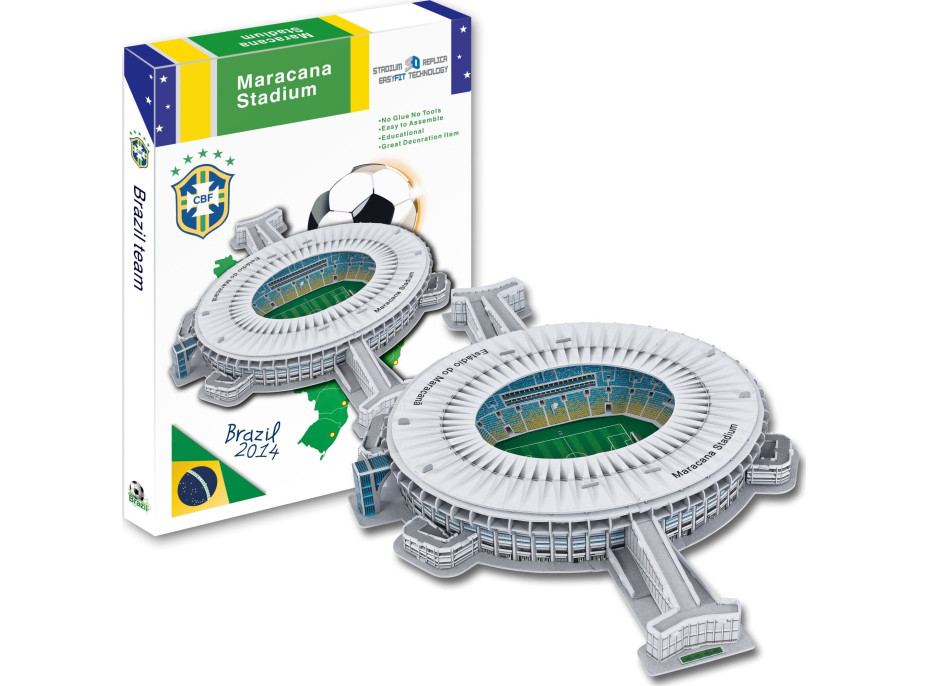 STADIUM 3D REPLICA 3D puzzle Viacúčelový štadión Maracanã 123 dielikov