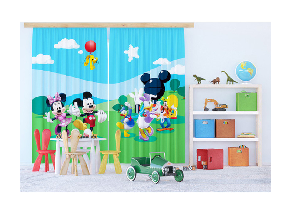 Detský záves DISNEY - Mickeyho klbko - 280x245 cm