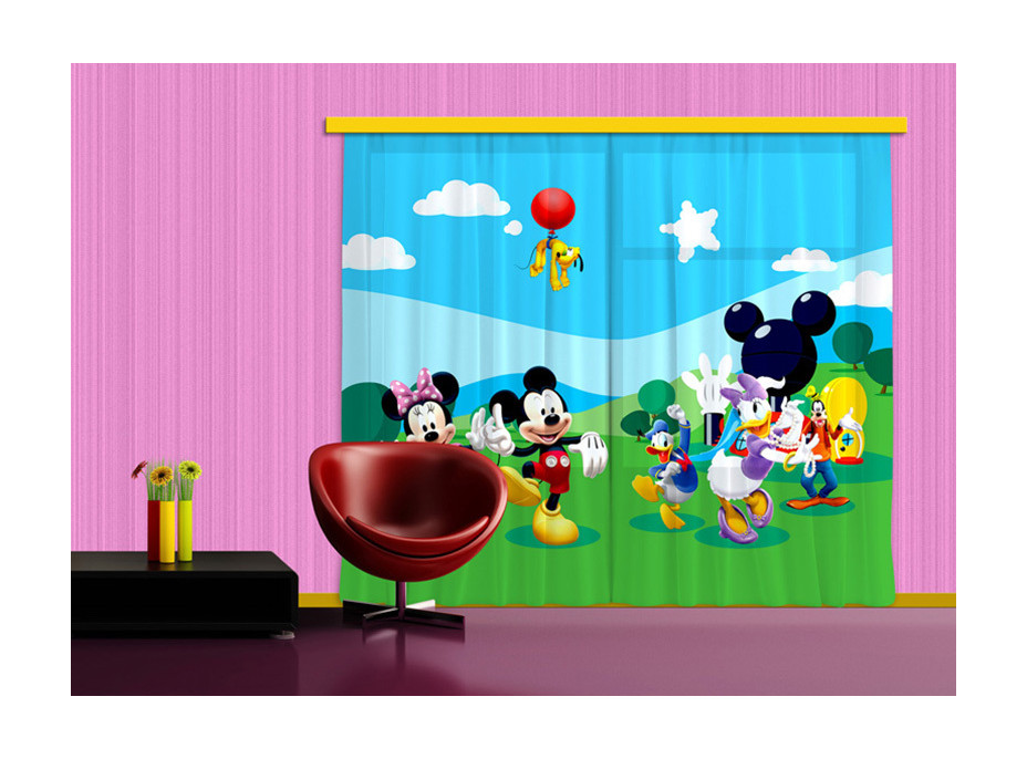 Detský záves DISNEY - Mickeyho klbko - 280x245 cm