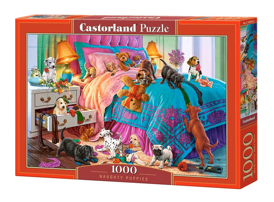 CASTORLAND Puzzle Neposedné šteňatá 1000 dielikov