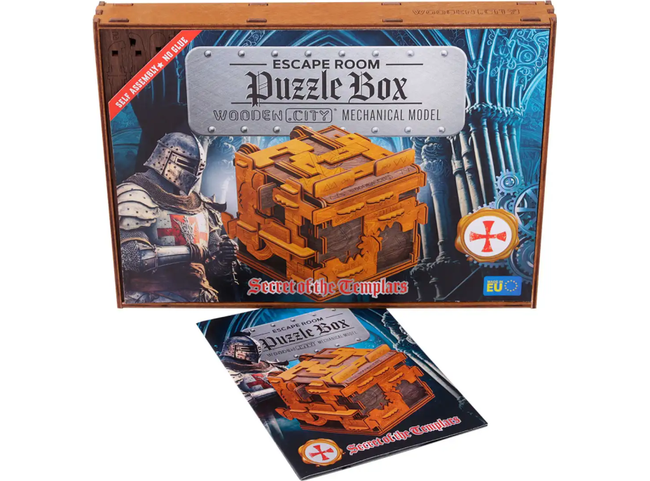 WOODEN CITY 3D drevené puzzle Escape room: Puzzle Box 149 dielikov