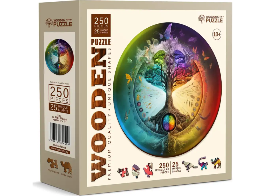 WOODEN CITY Drevené puzzle Strom života 250 dielikov EKO