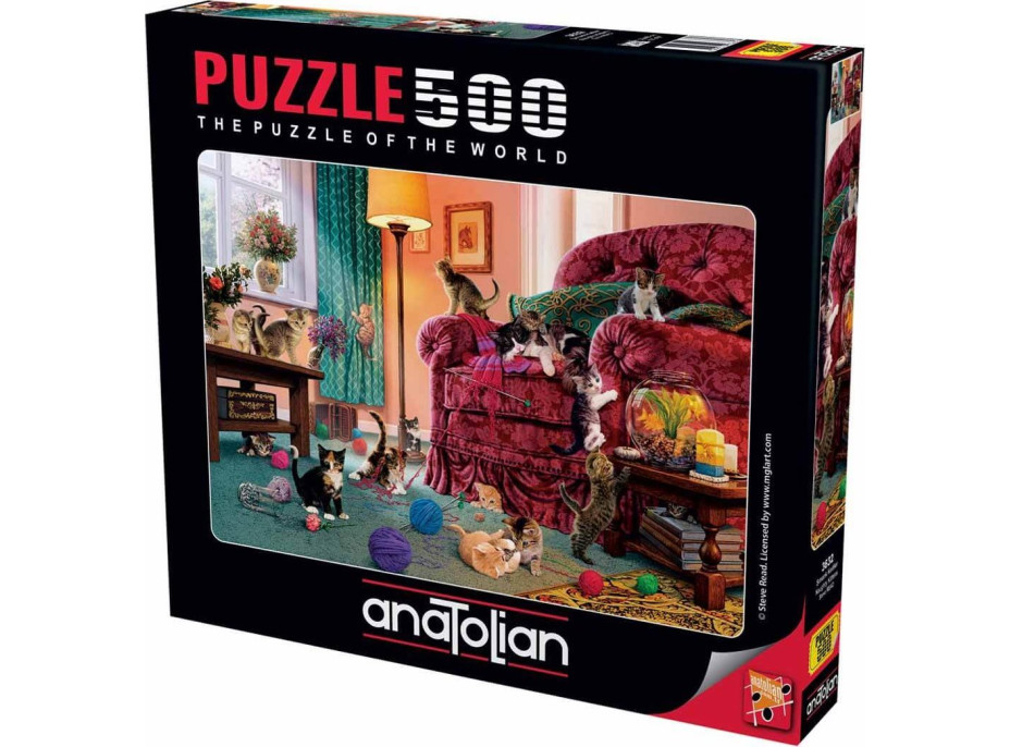 ANATOLIAN Puzzle Nezbedné mačiatka 500 dielikov