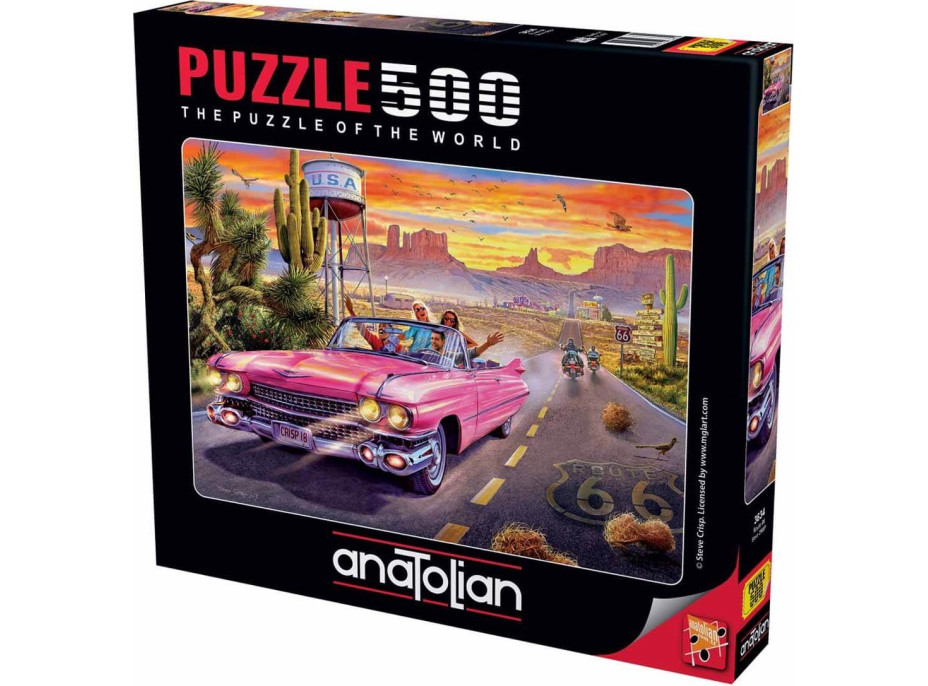 ANATOLIAN Puzzle Route 66, 500 dielikov