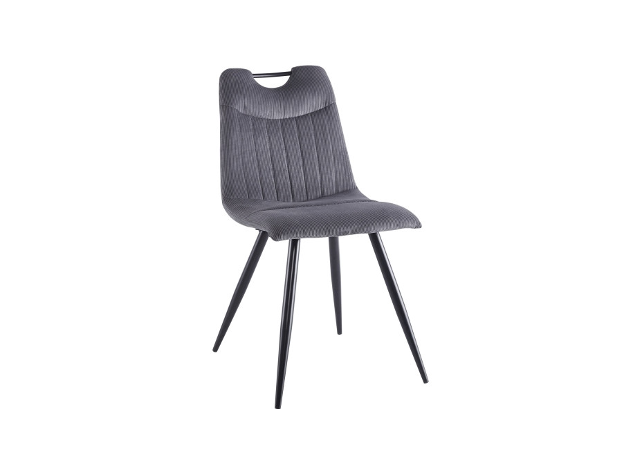 Jedálenská stolička FREO - čierna / sivá (FJORD 15)