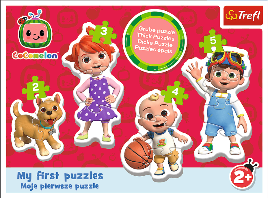 TREFL Baby puzzle Cocomelon 4v1 (2,3,4,5 dielikov)