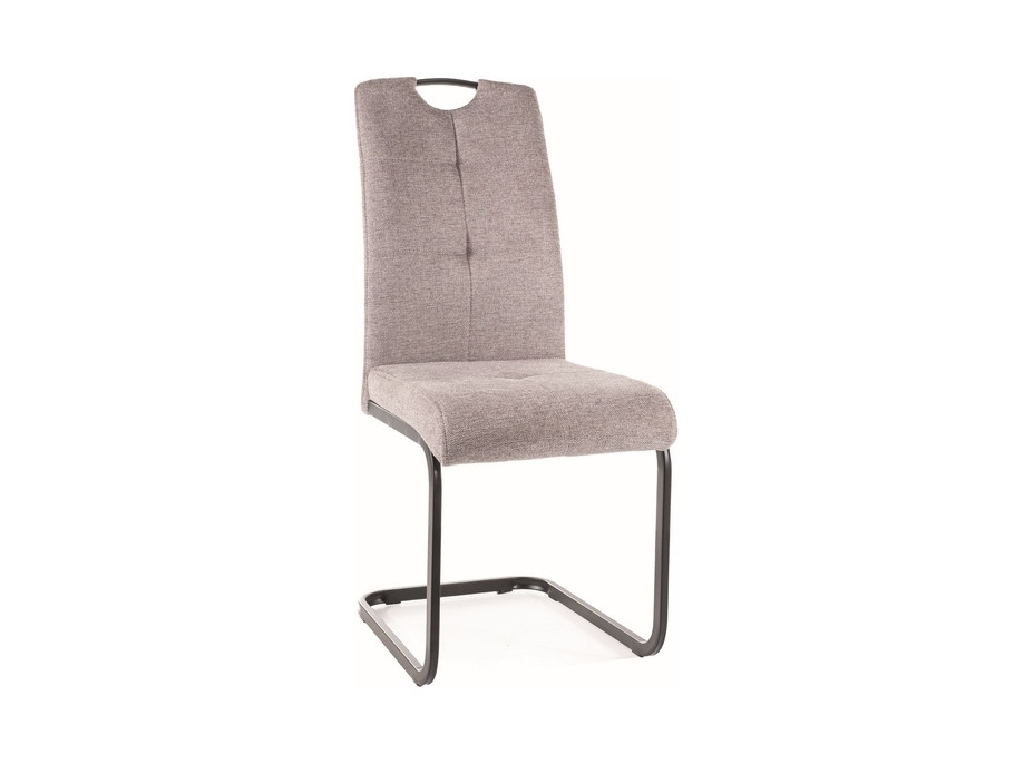 Jedálenská stolička AXE - čierna / sivá